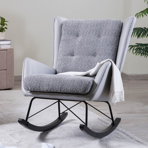 Silver rocking chair 2025